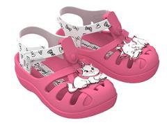 Sandalia Disney Magic Aranha Baby 22303 Rosa/Branco