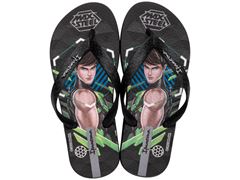 Chinelo Ipanema Polly E Max Steel 26048 Preto /Cinza / Verde