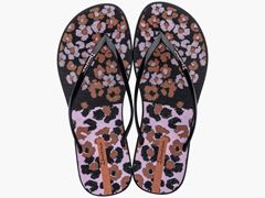 Chinelo Ipanema Easy Trendy Adulto 26862 Preto / Rosa / Laranja