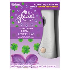 Odorizante de Ambiente Glade Automatic Spray 3 Em 1 Livre Leve Lilás 269ml