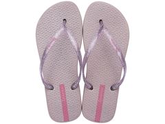 Chinelo Ipanema Glitter Adulto 26481 Bege/ Lilas Glitter