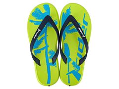 Chinelo Rider R1 Style Dedo Adulto 11818 Verde / Azul