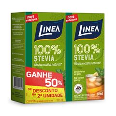 Adoçante Linea 100% Stevia ( 50% Desc. Na 2º Und ) 60ml
