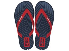 Chinelo Rider R1 Style Dedo Adulto 11818 Azul / Vermelho