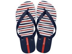 Chinelo Ipanema Happy Feminino Adulto 25279 Branco /Azul / Vermelho