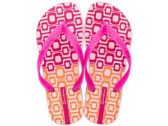 Chinelo Ipanema Happy Feminino Adulto 25279 Rosa/Rosa/Laranja
