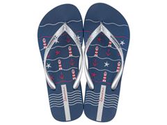 Chinelo Ipanema Oasis Adulto 26571 Azul / Prata /Vermelho