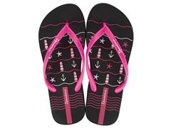Chinelo Ipanema Oasis Adulto 26571 Preto / Rosa / Branco
