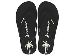 Chinelo Rider R1 Style Dedo Adulto 11818 Preto /Preto /Bege