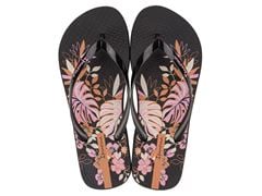 Chinelo Ipanema Orla Adulto 27036 Preto / Preto /Rosa