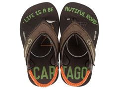 Chinelo Dakar Plus Baby 11493 Marrom /Marrom/Bege