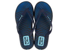 Chinelo Rider R1 Style Dedo Infantil 11957 Preto / Azul