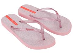 Chinelo Ipanema Glitter Adulto 26481 Rosa/Rosa/ Perolado