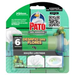Gel Adesivo Detergente Sanitário Pato Desafio Das Flores 38g Com 6 Discos