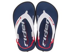 Sandália Rider Street Fun Baby 11810 Preto/Branco/Vermelho