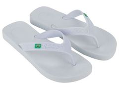 Chinelo Ipanema Brasil Casual Masculino Adulto 27254 Branco /Branco