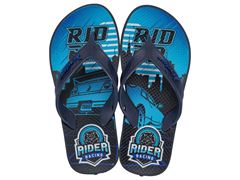 Chinelo Rider Street Joy Dedo Infantil 11768 Azul / Azul Escuro