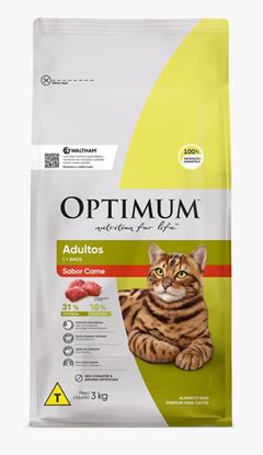 Ração Optimum Cat Adulto Carne 3kg