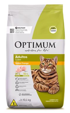 Ração Optimum Cat Adulto Frango 10,1Kg