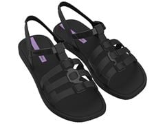 Chinelo Ipanema Go City Feminino Adulto 27297 Preto / Preto / Lilas