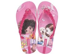 Chinelo Ipanema Jolie II Infantil 25951 Rosa Medio/Rosa Perolado