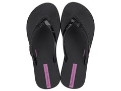 Chinelo Ipanema Diversa Infantil 27231 Preto/Lilas