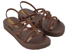 Chinelo Ipanema Diversa Flatform Adulto 27238 Marrom / Marrom / Laranja