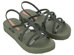 Chinelo Ipanema Diversa Flatform Adulto 27238 Verde / Verde / Laranja