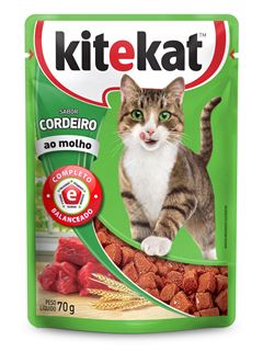 Sache Kitekat Cordeiro Adulto 70g