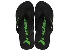 Chinelo Rider Feel Dedo Adulto 12303 Preto / Preto / Verde