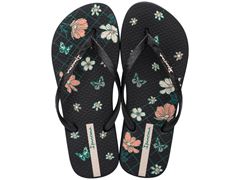 Chinelo Ipanema Oasis Adulto 26571-Preto/Preto/Rosa- (33/34)