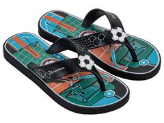 Chinelo Ipanema Sporty Infantil 27277 Preto / Verde / Laranja