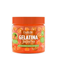 Gelatina Dabelle Jujuba de Laranja 500g