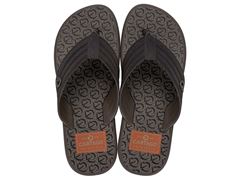 Chinelo Cartago Montreal Dedo Adulto 11729 Marrom / Marrom / Laranja