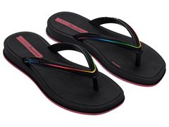 Chinelo Ipanema Glow Infantil 27399 Preto / Preto / Rosa