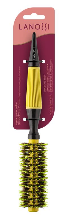 Escova De Cabelo Lanossi Ceramica Cerdas Mistas