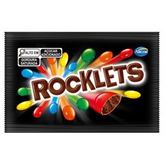 Chocolate Confeitado Rocklets Leite 40g