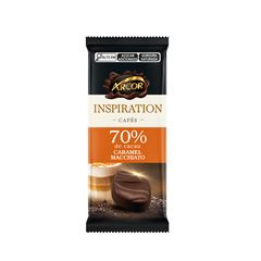 Tablete de Chocolate  Caramelo Macchiato 70% de Cacau 80g