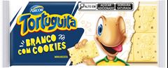 Tablete de Chocolate Tortuguita Branco com Cookies 960g