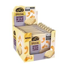 Tablete de Chocolate Branco Special Castanha de Caju com Amendoim 720g