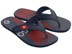 Chinelo Cartago Dakar Dedo Infantil 10808 Azul / Azul / Vermelho