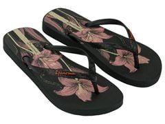 Chinelo Ipanema Oasis Adulto 26571 Preto / Rosa / Ouro