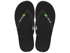 Chinelo Rider R1 Brasil Dedo Ad 12621 Preto / Preto / Branco