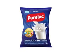 Composto Lácteo Purelac Com Fonte de Vitaminas A, C, D, Ferro e Cálcio 1kg
