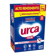 Lava Roupa Em Pó Urca Concentrado Cartucho 800g