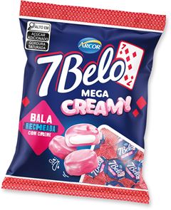 Bala 7Belo Recheada Framboesa 90g