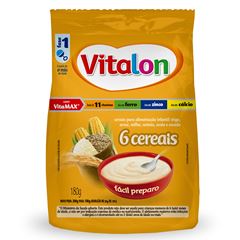 Mingau 6 Cereais Vitalon 180g