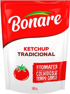 Ketchup Bonare Tradicional Sache 190g