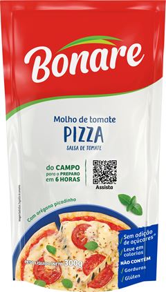 Molho de Tomate Bonare Pizza Sache 300g