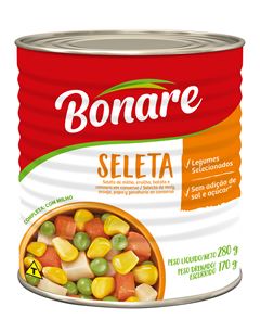 Seleta de Legumes Com Milho Bonare Lata 170g